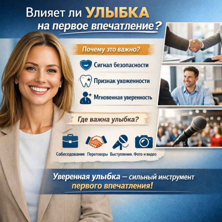Улыбка и первое впечатление